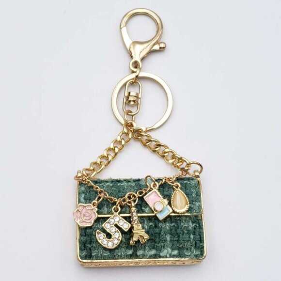 100% Auth Louis Vuitton Lock & Key with unbranded Bagcharm, Keycharm, Keychain - Picture 1 of 10
